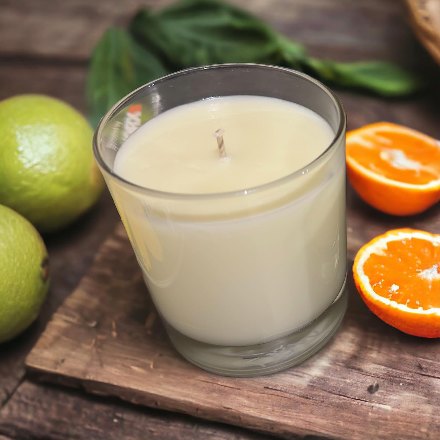 Lime, Basil & Mandarin Candle - Pure Scents Uk